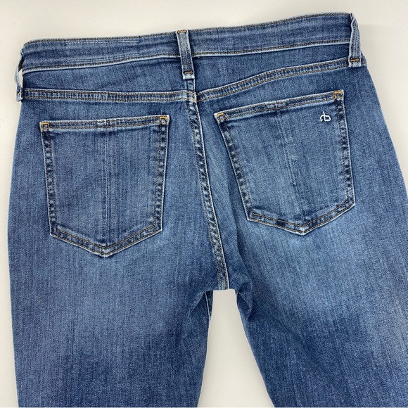 Rag & Bone Cate Mid Rise Skinny Jeans in Juni Dark Wash Womens Size 27 - Picture 11 of 15